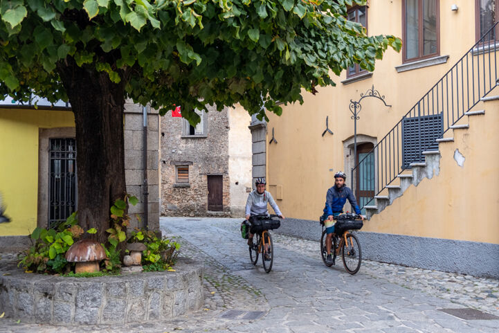 EuroVelo 7 - Sun Route in Serre, Italy