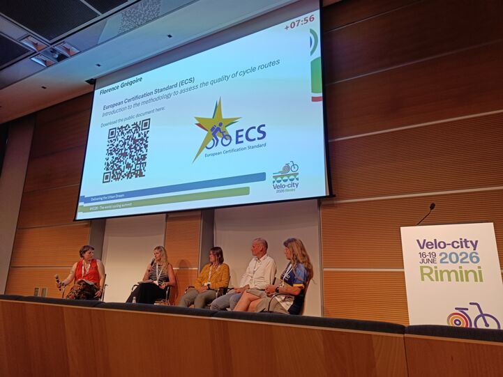 Session 9.3: Turning guidelines into change: The impact of EuroVelo route quality standards on local policy developments at Velo-city 2026 in Rimini.