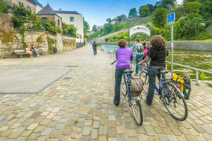 Discovering Namur by bike