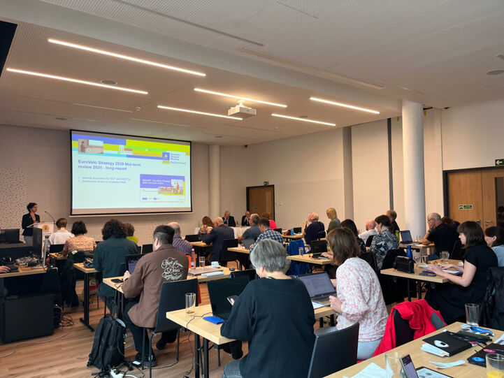 Mid-term strategy review presentation at the EVGM 2025.