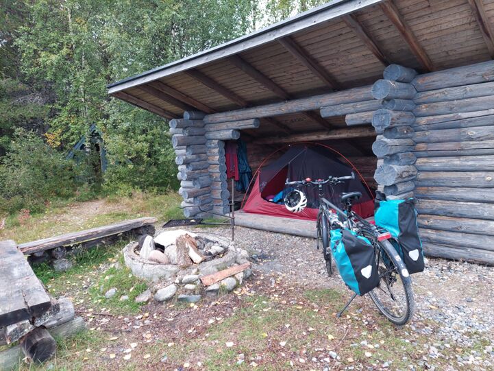 Shelter hut in Finland