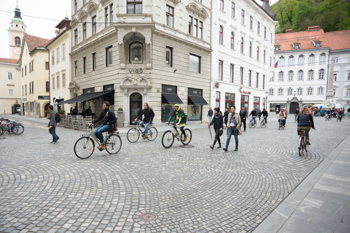 Cycling in the Old town