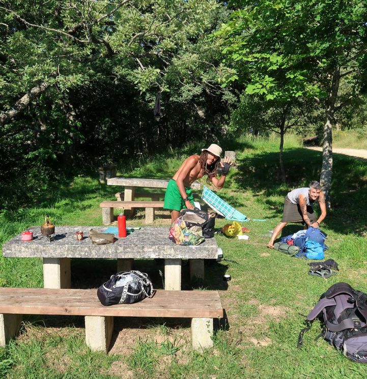 Rest areas are perfect for wild camping