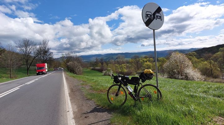 Facing my biggest nightmare - cycling in heavy traffic. Luckily it was not as bad as I had anticipated
© Paul Anton