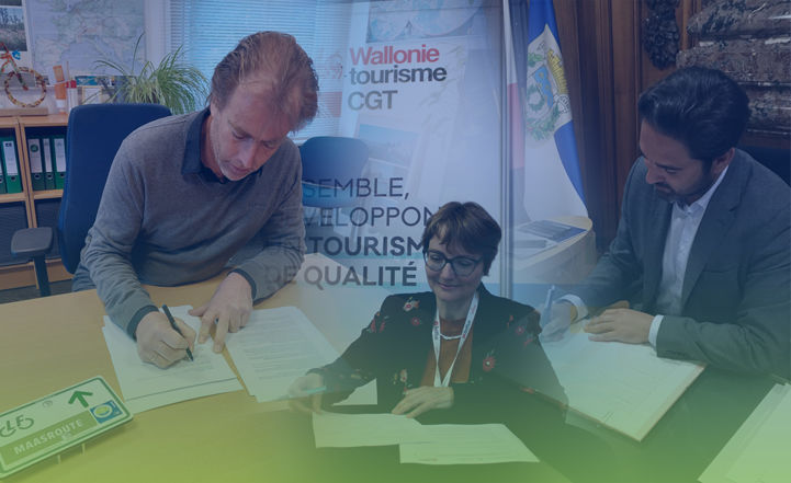 Signing of the renewal of the Long-Term Management Agreement (LTMA) for the EuroVelo 19 - Meuse Cycle Route