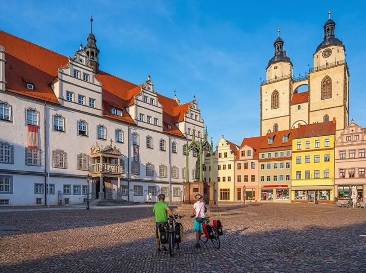 Lutherstadt Wittenberg (Germany) along EuroVelo 7 - Sun Route and EuroVelo 2 - Capitals Route - photos credits: ADFC