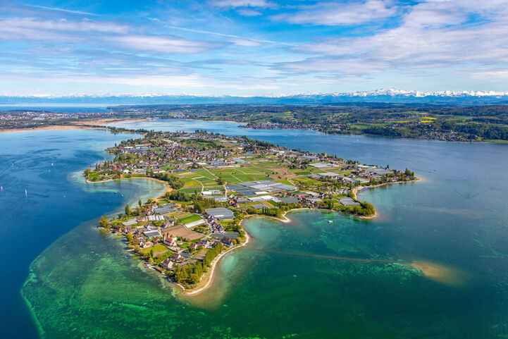 UNESCO World Heritage site on EuroVelo 15 – the Monastic Island of Reichenau.