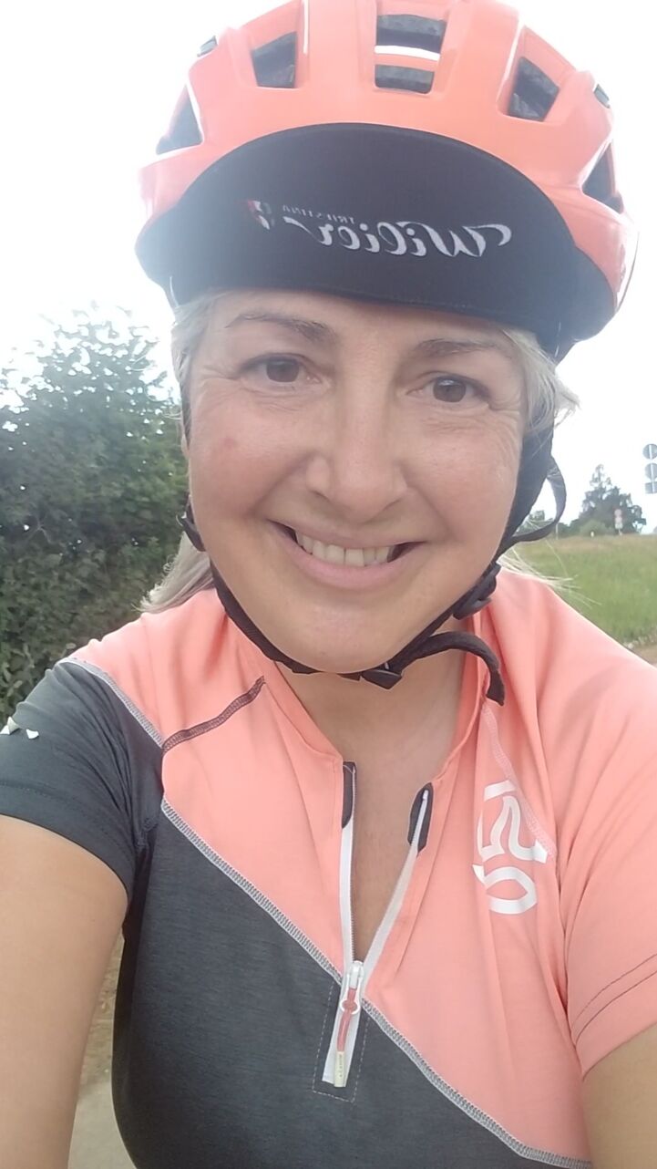 Photo of the author in Austria on EuroVelo 14