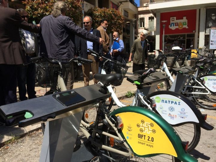 GIFT 2.0 bicycle sharing service in Patras, Greece