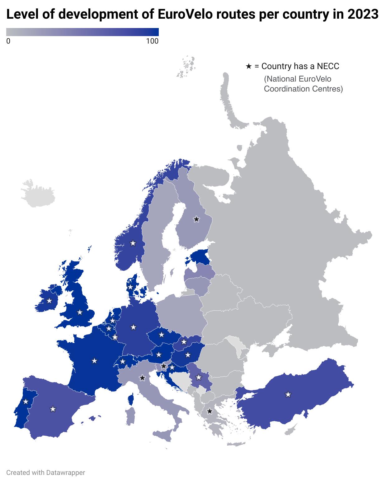 EuroVelo development improves, but not as fast as it should to meet ...