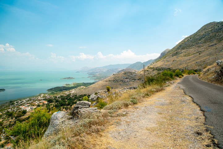Last kilometers in Montenegro before Albania