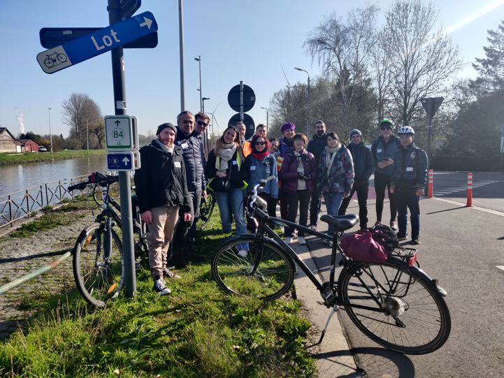 Group picture during the 2023 EuroVelo Route Inspectors Training.