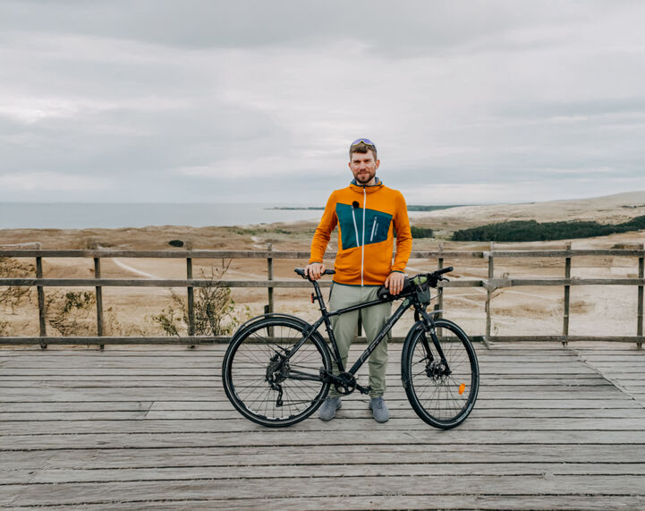Paulius Bakutis – the EuroVelo inspector for Lithuania and the President of the Lithuanian Cyclists’ Community.