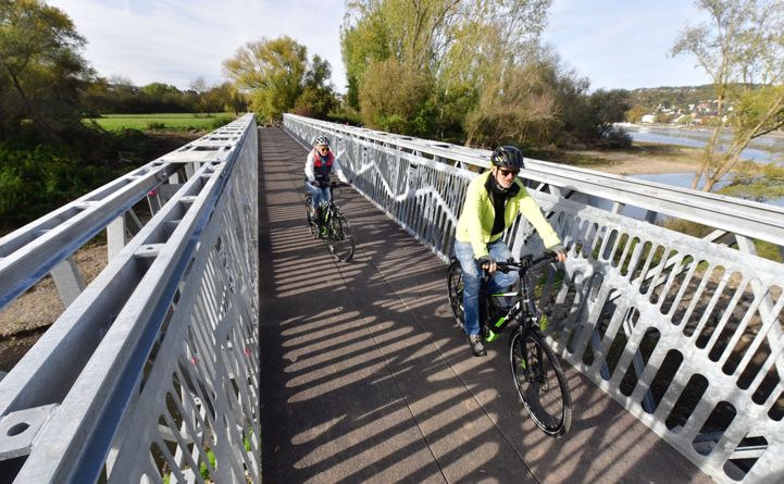 Ahr bridge between Sinzig and Remagen-Kripp along EuroVelo 15 - Rhine Cycle Route
Pictures credit: Stadt Sinzig