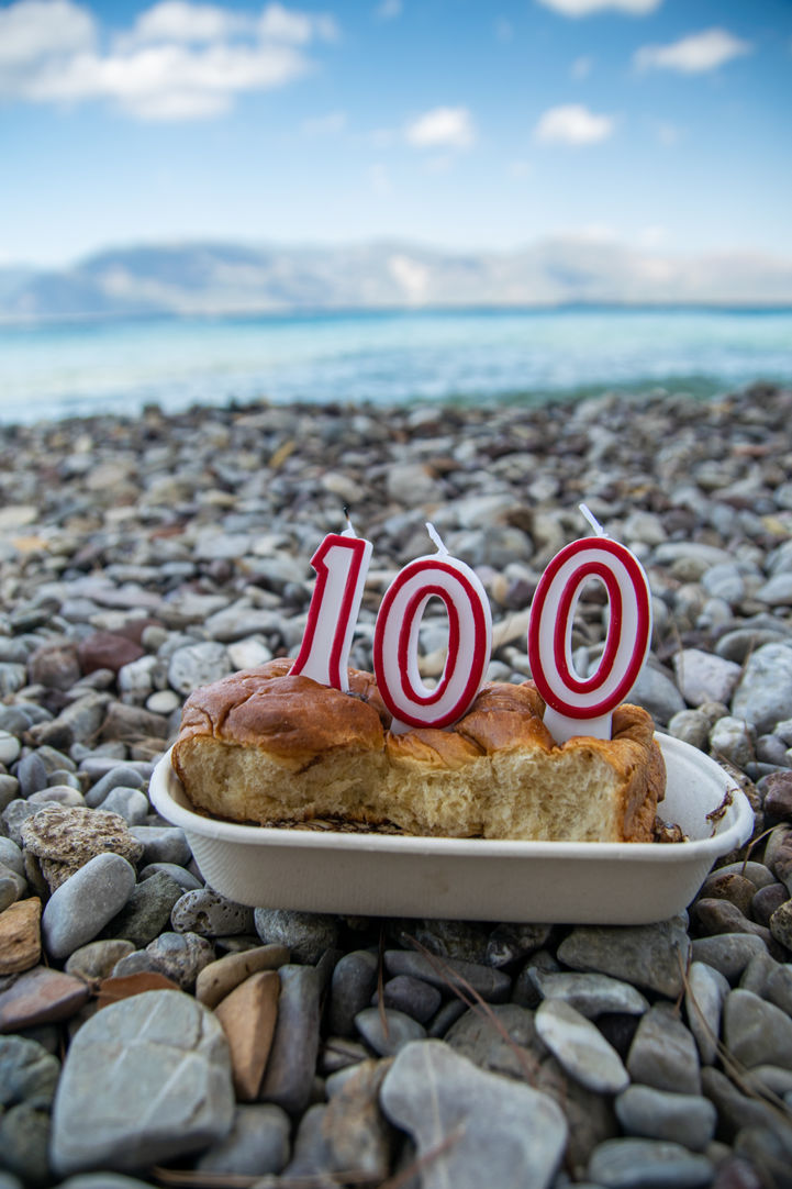 Celebrating 100 days on the road, Greece