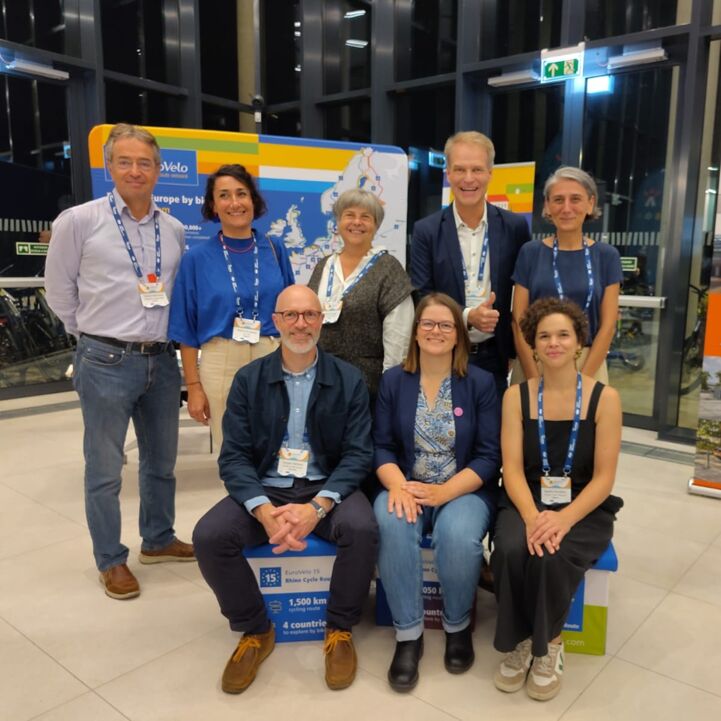 The EuroVelo Council members during the EuroVelo & Cycling Tourism Conference 2025 reception.