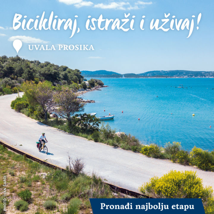 EuroVelo 8 in Sibenik, Croatia