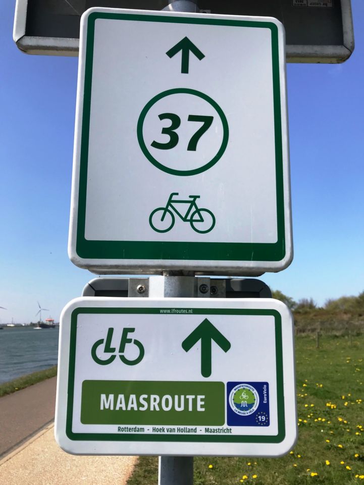 Bicycle Tourism in Netherlands Meuse cycle route EuroVelo 19