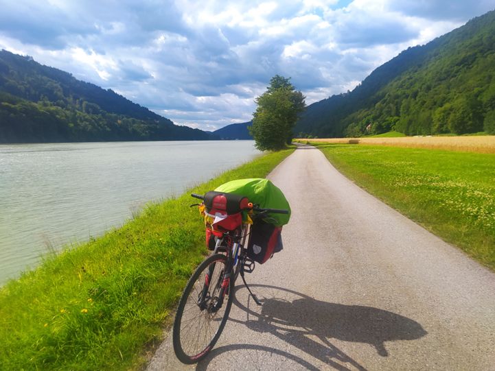 Stunning landscapes between Passau and Linz on EuroVelo 7 - Sun Route.
