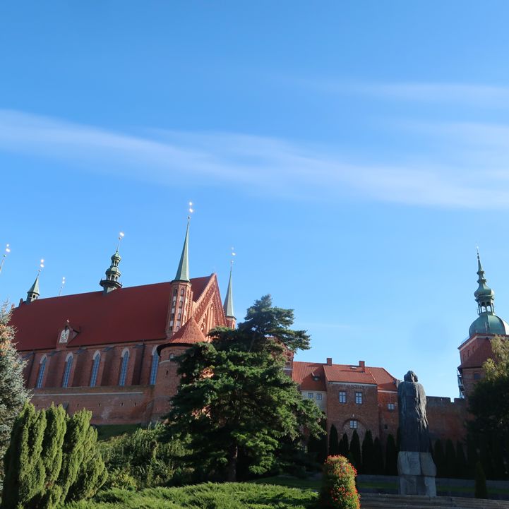 Monument and building Nicholas Copernicus used to make his observations, Poland - EuroVelo 10 - Baltic Sea Cycle Route