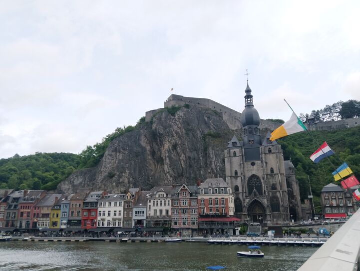 EuroVelo 19 in Dinant, Belgium