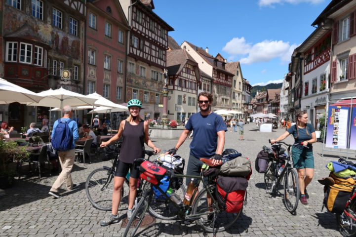 EuroVelo 6, Stein am Rhein, Schweiz © Mat und Harriet Hall