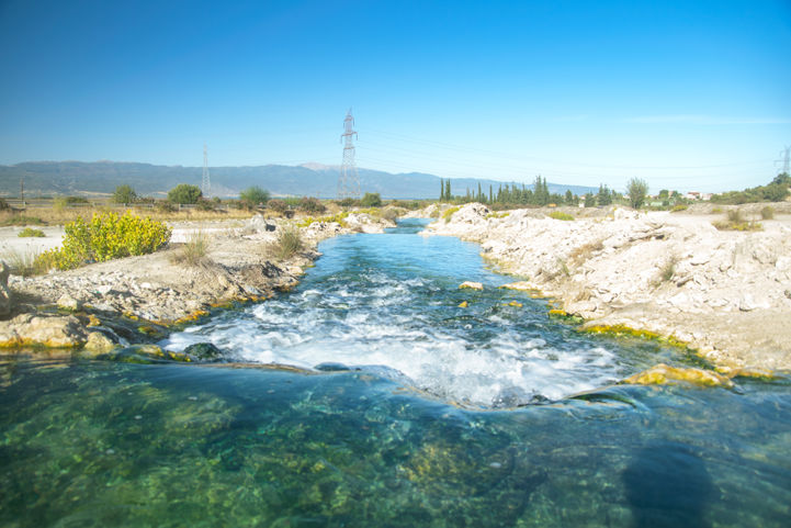 The hot springs of Thermopylae