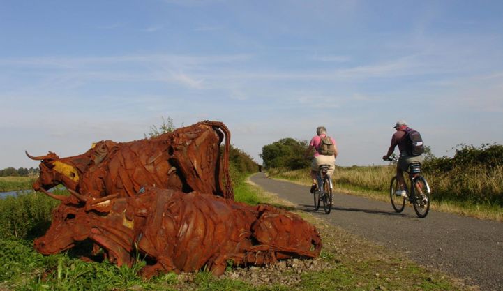 Water Rail Way, part of EuroVelo 12 – North Sea Cycle Route in Lincolnshire