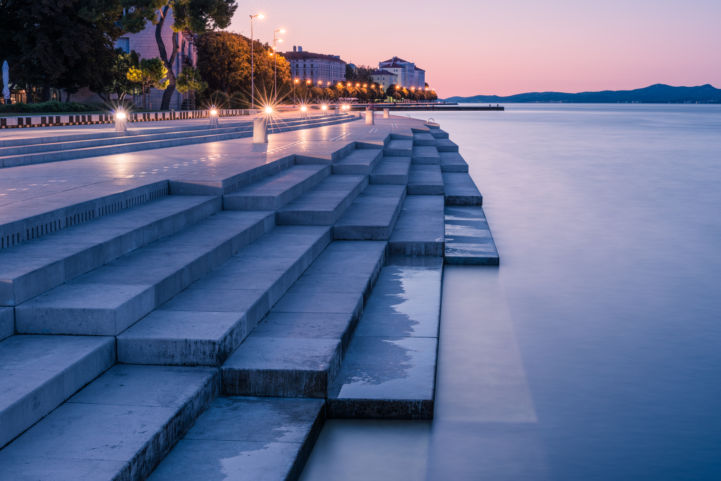 The sea organ in Zadar