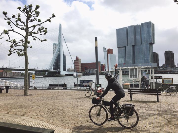 Cycling in Rotterdam