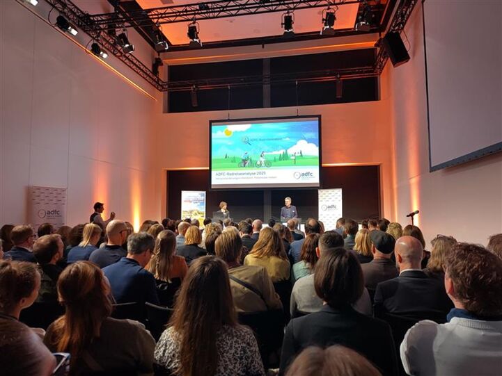 ADFC Bike Travel Analysis presentation at ITB 2026.