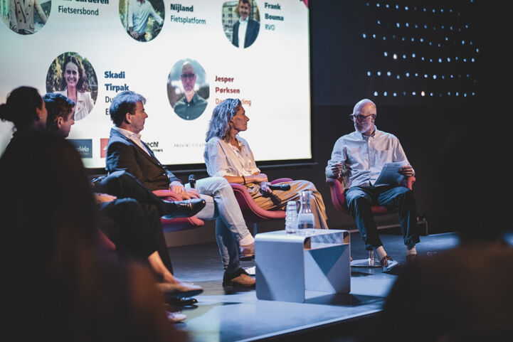The Dutch speakers agreed that collaboration is key to successful cycling in the Netherlands.
