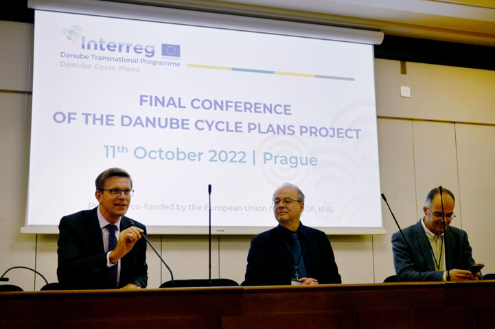 The final Danube Cycle Plans project conference in Prague. Photo: Martina Moncekova