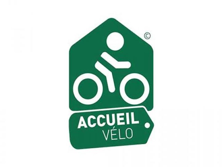 Accueil vélo logo, Frankreich